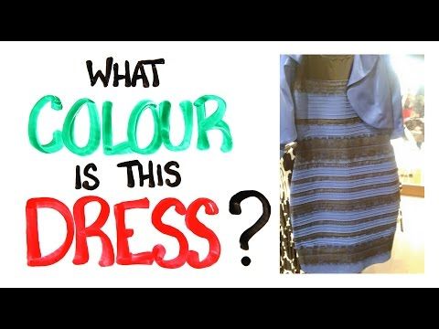 white and gold blue or black dress